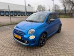 Fiat 500 1.2 2018 Blauw, Auto's, Voorwielaandrijving, 1242 cc, 4 cilinders, 840 kg