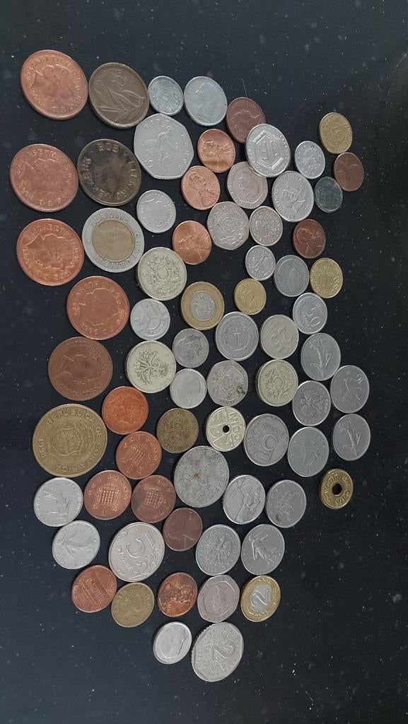 Diverse buitenlandse munten, Ophalen of Verzenden, Buitenland, Munten