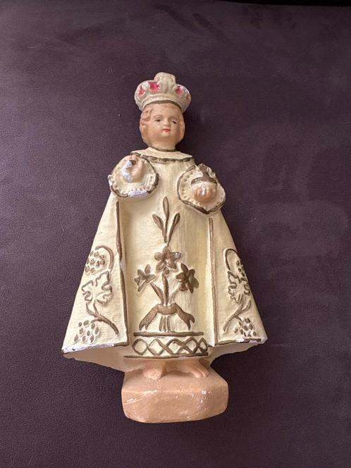 Antiek Kindje Jezus Beeldje, Antiek en Kunst, Antiek | Religie, Ophalen of Verzenden