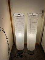 Twee IKEA papieren vloerlampen - Weinig gebruikt, Ophalen, Zo goed als nieuw, Stof, 100 tot 150 cm