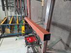 Koker 140x140x6 lengte 241cm gestraald en gemenied, Doe-het-zelf en Verbouw, Metalen, Ophalen, Zo goed als nieuw, IJzer