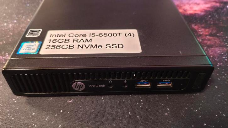 HP ProDesk 400 G2 Mini - i5, 16GB RAM, 256GB SSD, Computers en Software, Desktop Pc's, Gebruikt, 2 tot 3 Ghz, SSD, 16 GB, Ophalen of Verzenden