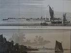 gravure stad en waterpoort Woudrichem, Spilman 1750, Verzenden