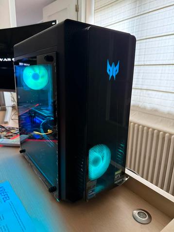 Acer predator game pc i7 13700 als nieuw met garantie beschikbaar voor biedingen