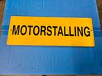 Voor mancave, verwijzing of aankleding, bord motorstalling, Ophalen of Verzenden