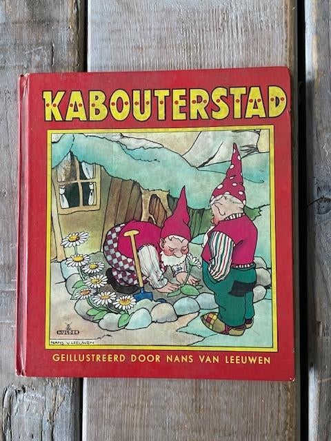 Vintage kinderboek Nans van Leeuwen. Kabouterstad. Mulder, Boeken, Kinderboeken | Kleuters, Ophalen, Fictie algemeen, Jongen of Meisje