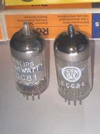 PHILIPS miniwatt Valvo ECC81 (12AT7) buizen - getest, Ophalen of Verzenden