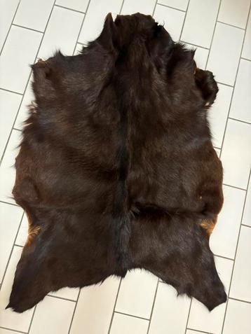 Bruine vacht kleedje 85 x 60 origineel bont , nieuw beschikbaar voor biedingen