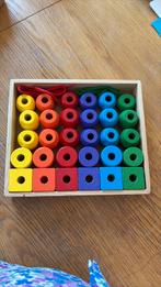 Melissa & Doug rijgkralen, Kinderen en Baby's, Speelgoed | Houten speelgoed, Ophalen of Verzenden, Zo goed als nieuw, Overige typen