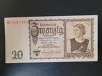 Duitsland pick 185 1939 zf swastika, Postzegels en Munten, Ophalen of Verzenden, Duitsland, Los biljet