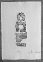 Ets Gertie Mesker - Taboe, Antiek en Kunst, Kunst | Litho's en Zeefdrukken, Verzenden