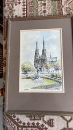 Gravure  St Josefskerk te Tilbug, Antiek en Kunst, Ophalen of Verzenden
