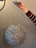 Zilverkleurige hanglamp, Huis en Inrichting, Ophalen of Verzenden, Zo goed als nieuw, Minder dan 50 cm