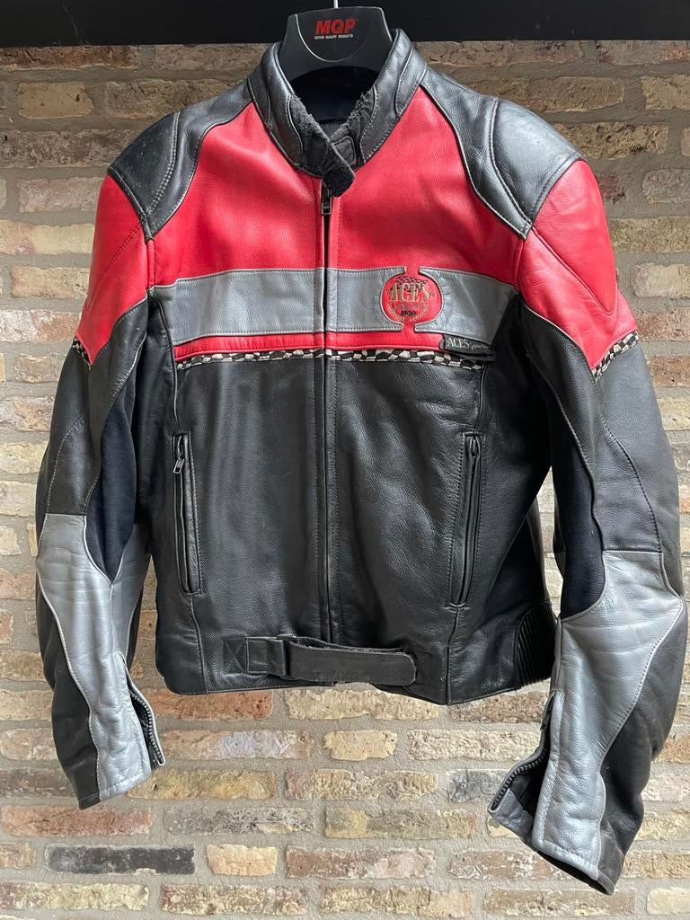 Motorpak jas broek leer 52 mqp heren, Ophalen, Tweedehands, Heren, Combipak