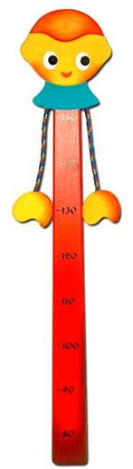 Houten meetlat jongen, Ophalen of Verzenden, Nieuw, Wanddecoratie