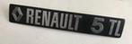 Renault 5 TL logo embleem oldtimer, Ophalen of Verzenden, Gebruikt, Auto's
