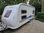 ZGAN Hobby 495 UK 6 pers. kinderkamer/stapelbed/mover, Caravans en Kamperen, Hobby, Stapelbed, Particulier, Schokbreker