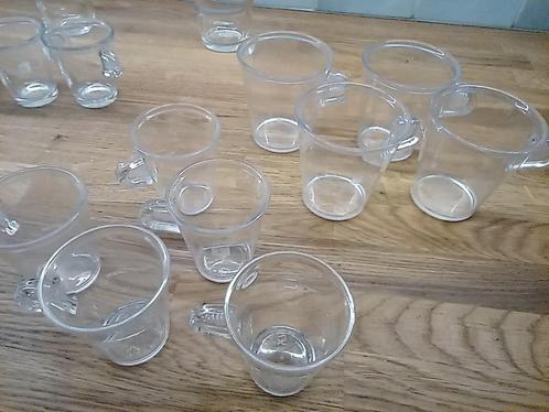 Nespresso glas (espresso, plastic), Huis en Inrichting, Keuken | Servies, Zo goed als nieuw, Glas of Glazen, Overige stijlen, Overige materialen