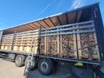 Vrachtwagen met 52 kratten (gestapelde kuub) eiken of beuken, Tuin en Terras, Haardhout, Minder dan 3 m³, Ophalen of Verzenden