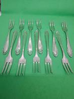 Wellner gebaksvorkjes 11 stuks, Ophalen of Verzenden, Gebruikt, Zilver