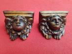 17e eeuws houtsnijwerk putti engel cherubijn, Antiek en Kunst, Ophalen of Verzenden
