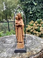 Oud houten Mariabeeld ❤️ Maria met kindje Jezus, Antiek en Kunst, Antiek | Religie, Ophalen of Verzenden