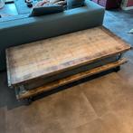 Salon tafel/tv meubel robuust van steenschotten, Ophalen, Gebruikt, 50 tot 75 cm, Industrieel