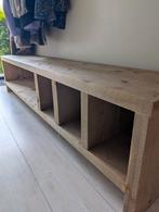 Steigerhouten tv meubel circa 220 cm, Ophalen of Verzenden, Zo goed als nieuw
