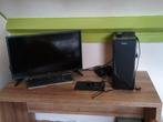 Pc met toebehoren(Bureau,bureaustoel,toetsenbord,muis,koptel, Computers en Software, Desktop Pc's, Ophalen, Zo goed als nieuw