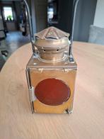 Antieke Messing Spoorweglamp, Antiek en Kunst, Ophalen of Verzenden