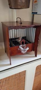 Vintage vogelkooitje voor decoratie, Dieren en Toebehoren, Vogels | Hokken en Kooien, Ophalen of Verzenden, Gebruikt, Hout, Vogelkooi