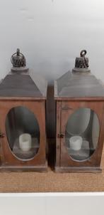 Windlichten 2 stuks groot 45-46 cm hoog VOOR NAJAAR, Huis en Inrichting, Woonaccessoires | Kandelaars en Kaarsen, Gebruikt, Ophalen of Verzenden