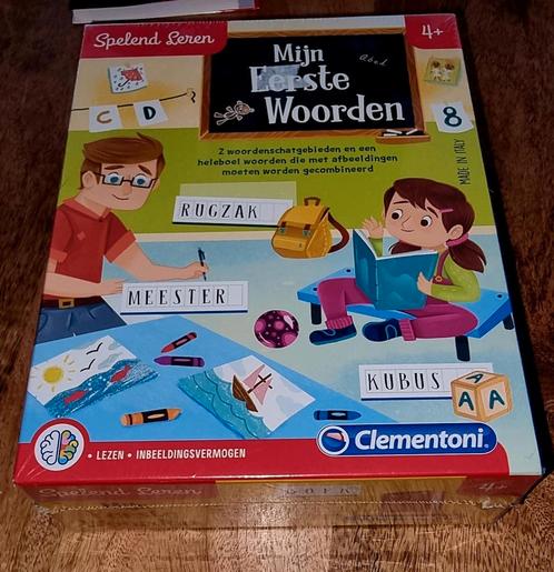 Clementoni Spelend Leren Mijn Eerste Woordjes - Educatief sp, Kinderen en Baby's, Speelgoed | Educatief en Creatief, Nieuw, Ontdekken