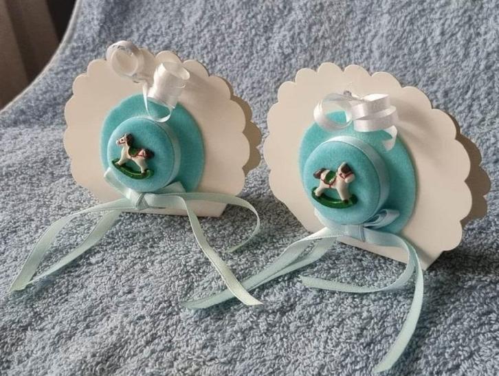 geboorte bedankjes, 2 verschillende, Kinderen en Baby's, Kraamcadeaus en Geboorteborden, Nieuw, Ophalen of Verzenden