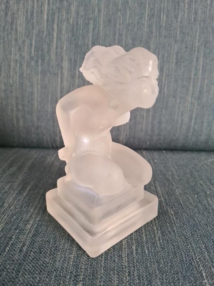 1930 ART DECO car mascot Lalique stijl door Aucher Company, Antiek en Kunst, Antiek | Glas en Kristal, Ophalen of Verzenden