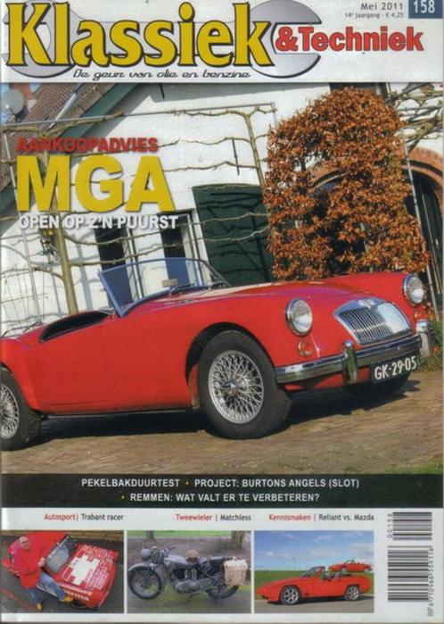 Klassiek & Techniek 158 2011 : MG MGA - Mazda MX5 - Burton, Boeken, Auto's | Folders en Tijdschriften, Gelezen, Algemeen, Ophalen of Verzenden