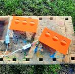 Set - Hamalux Bedlampjes - (Vintage 60's 70's Wandlampen), Ophalen of Verzenden, Zo goed als nieuw