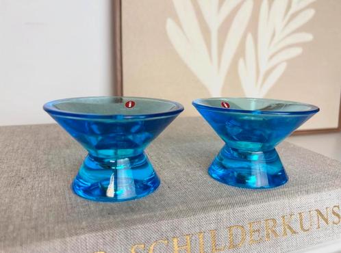 Iittala kaarsenhouders (setprijs), Antiek en Kunst, Antiek | Glas en Kristal, Ophalen of Verzenden