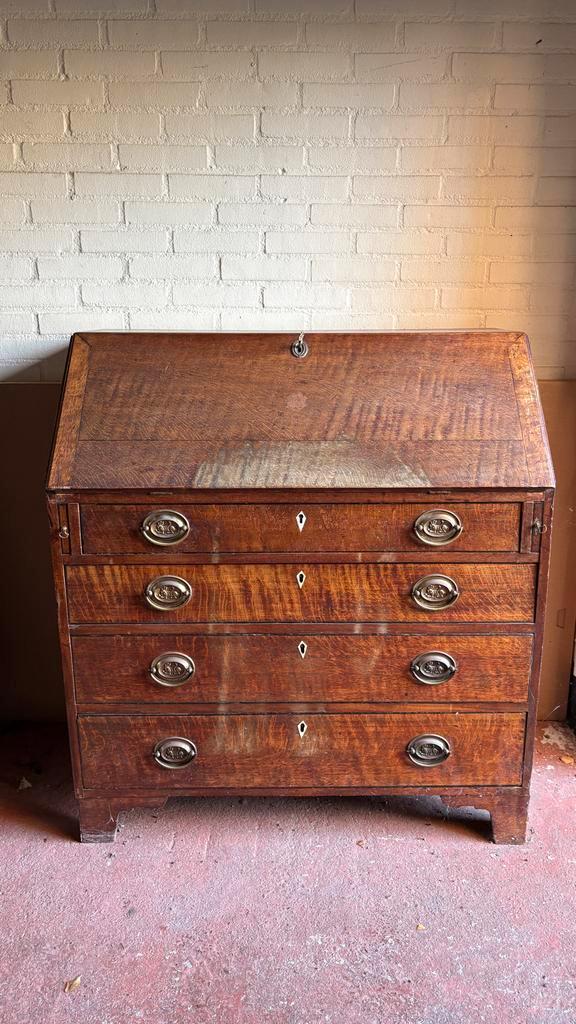 Antiek secretaire bureau met lades, Antiek en Kunst, Antiek | Meubels | Kasten, Ophalen