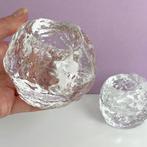 vintage KANDELAAR snowball Kosta Boda Zweden Scandinavisch, Huis en Inrichting, Woonaccessoires | Kandelaars en Kaarsen, Overige materialen