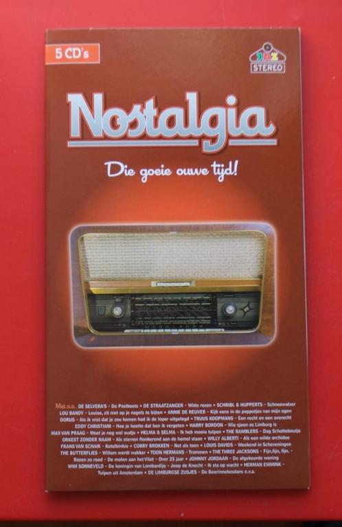5cd Nostalgia Die goeie ouwe tijd! met De Selvera's Poons, Cd's en Dvd's, Cd's | Verzamelalbums, Gebruikt, Nederlandstalig, Boxset