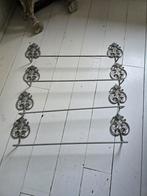 4 Brocante IJzeren Handdoekrekjes - Set!, Huis en Inrichting, Woonaccessoires | Kapstokken, Ophalen of Verzenden