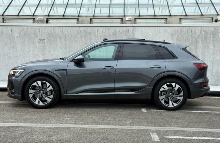 Audi e-tron 50 Quatro - Daytona Blacked - SOH 93% - 3x Sline, Auto's, Audi, Bedrijf, e-tron, Elektrisch, SUV of Terreinwagen, Automaat