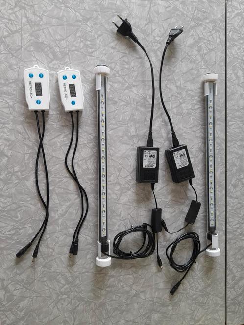 Superfish retroLED aquariumlampen 2x en 2x dimmer sunset, Dieren en Toebehoren, Vissen | Aquaria en Toebehoren, Zo goed als nieuw
