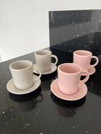 Espressokop en schotel mat licht roze en licht grijs  / Ikea, Huis en Inrichting, Kop(pen) en/of Schotel(s), Ophalen of Verzenden