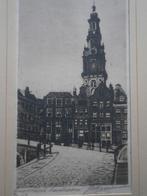 ZUIDERKERK Amsterdam, Mooie zwart-wit ets HAVERMAN, Antiek en Kunst, Kunst | Etsen en Gravures, Ophalen of Verzenden