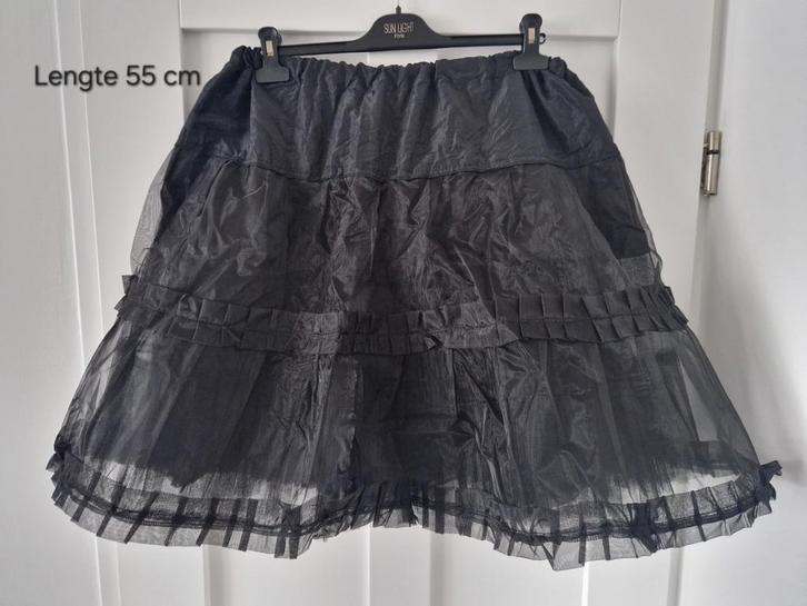 Zwarte rok tutu one size, Kleding | Dames, Rokken, Zo goed als nieuw, Maat 38/40 (M), Zwart, Knielengte, Ophalen of Verzenden