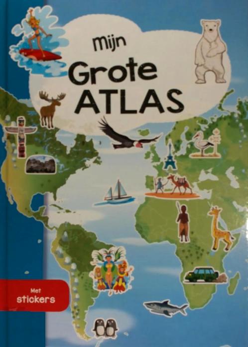 Mijn grote atlas (voor kinderen vanaf 4 jaar), Boeken, Atlassen en Landkaarten, Zo goed als nieuw, Overige atlassen, Wereld, 2000 tot heden