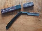 Antiek scheermes Frankrijk Charlex nr.6. 1900 - 1920, Ophalen of Verzenden, Gebruikt, Meisje, Laarzen