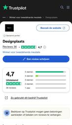 Nieuw Gestoffeerde Design on Stock Bloq 3-Zits – Blauw, 75 tot 100 cm, Ophalen of Verzenden, Rechte bank, Bankstel Bank Zetels Sofa Hoekbank Design bank